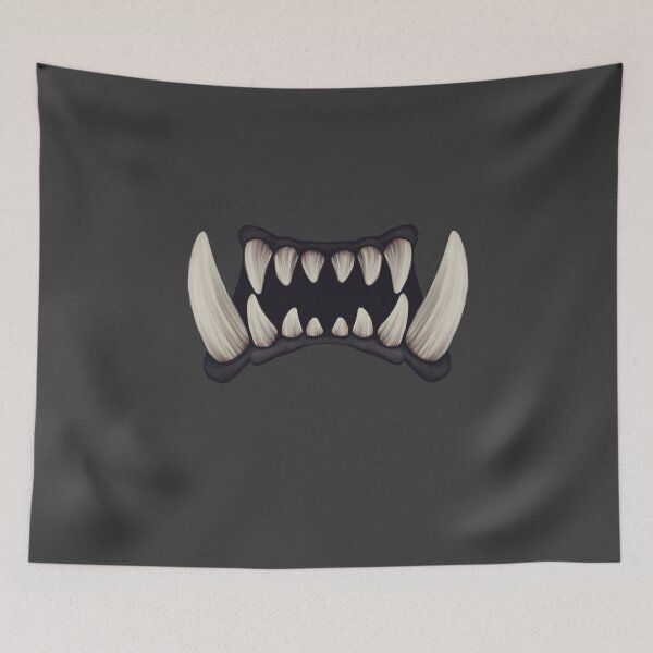 Item preview, Big Bottom Monster Fangs designed and sold by lemkelm.
