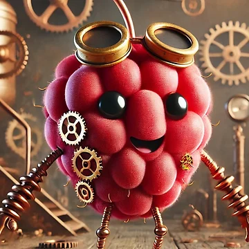 Artwork thumbnail, Steampunk Raspberry by Sillytoe
