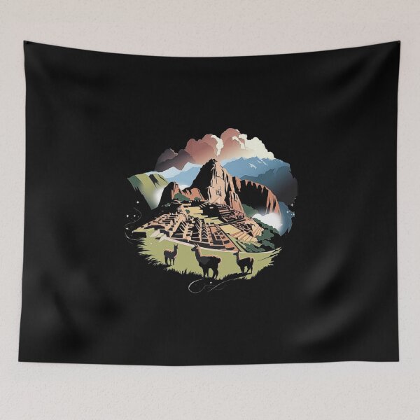 Item preview, Machu Picchu Artwork - Stunning Andes Mountain Landscape designed and sold by love3617.