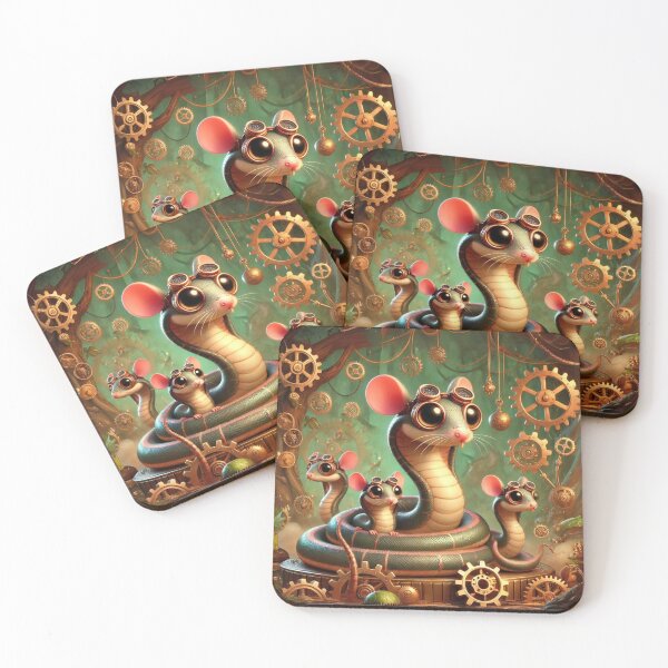 Item preview, Steampunk Rat Snakes designed and sold by Sillytoe.