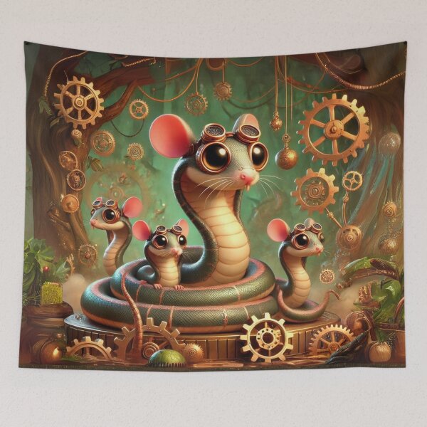 Item preview, Steampunk Rat Snakes designed and sold by Sillytoe.
