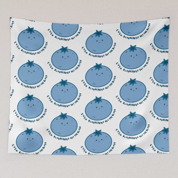 Item preview, Blueberry - Even Blueberries Get The Blues : Moody Fruits designed and sold by tgannon.