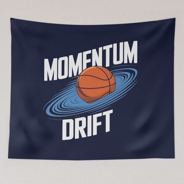 Item preview, Momentum Drift - Dynamic Basketball Swirl designed and sold by Zazz Lee.