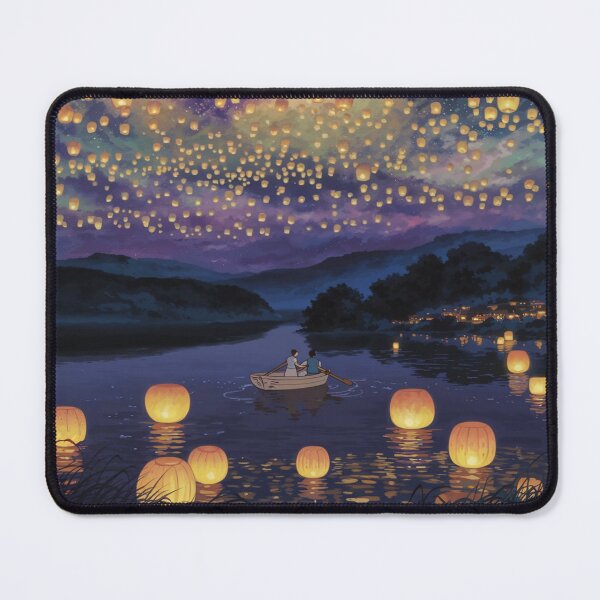 Item preview, Lanterns Ignite Love Across the Lake designed and sold by Wildlife and marine life.