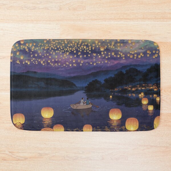 Item preview, Lanterns Ignite Love Across the Lake designed and sold by Wildlife and marine life.