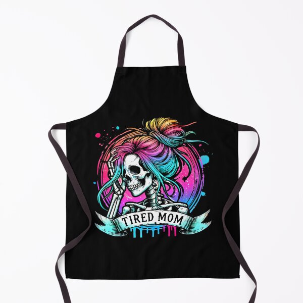 Item preview, Tired Mom Skeleton - Funny and Colorful Mom Life Design designed and sold by DrawHandArt.