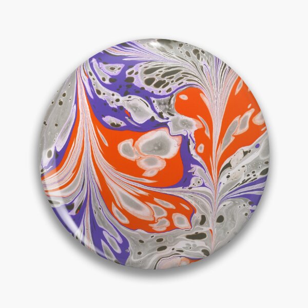 Item preview, Dynamic Marbled Tiger of Orange and Purple designed and sold by ColorStudio864.