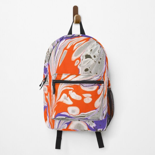 Item preview, Dynamic Marbled Tiger of Orange and Purple designed and sold by ColorStudio864.