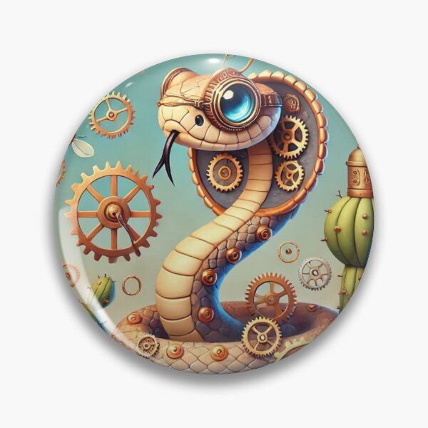 Item preview, Steampunk Rattlesnake designed and sold by Sillytoe.