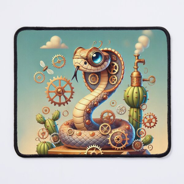 Item preview, Steampunk Rattlesnake designed and sold by Sillytoe.