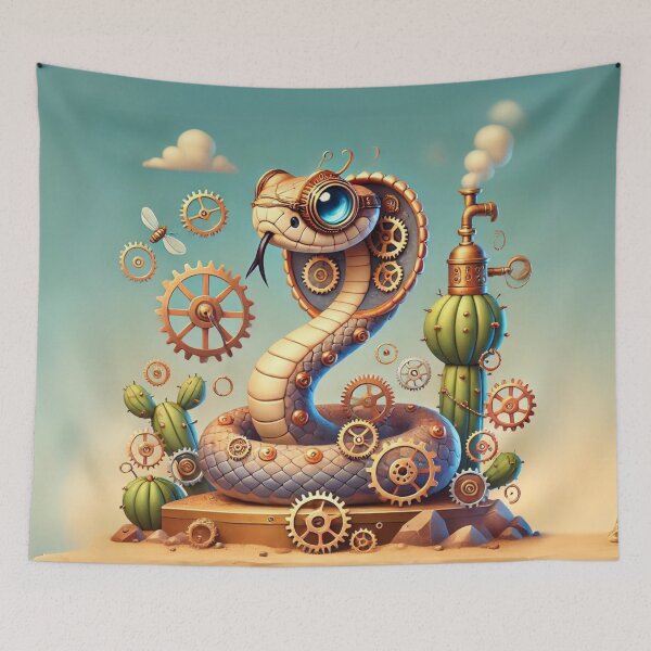 Item preview, Steampunk Rattlesnake designed and sold by Sillytoe.