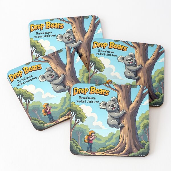 Item preview, Drop Bears: The Real Reason We Don't Climb Trees designed and sold by GaricDrawsob.