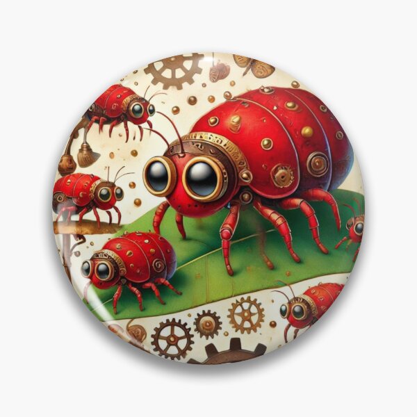 Item preview, Steampunk Red Aphids designed and sold by Sillytoe.