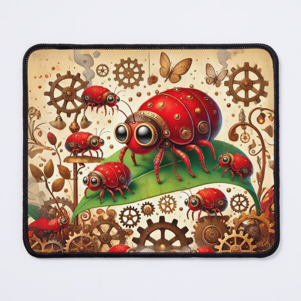 Item preview, Steampunk Red Aphids designed and sold by Sillytoe.