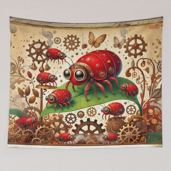 Item preview, Steampunk Red Aphids designed and sold by Sillytoe.