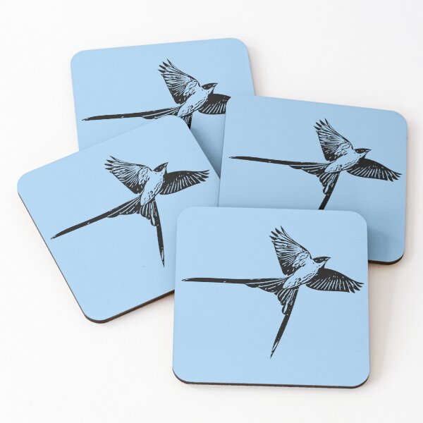 Item preview, Fork-tailed Flycatcher Flying Black Design  designed and sold by designsasstultd.