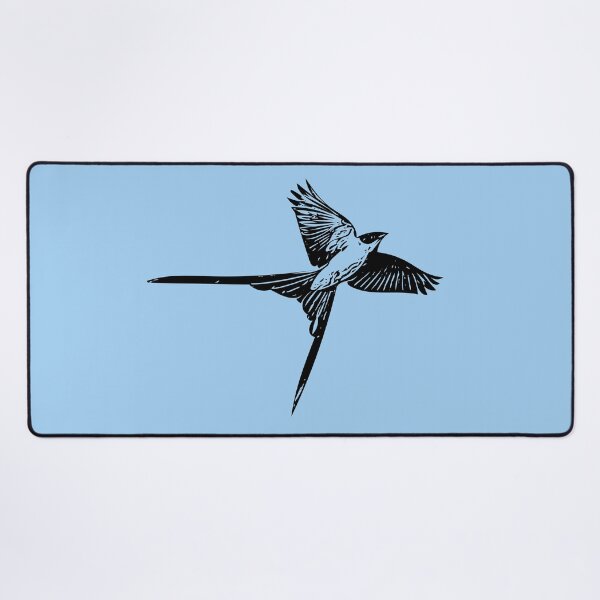 Item preview, Fork-tailed Flycatcher Flying Black Design designed and sold by designsasstultd.