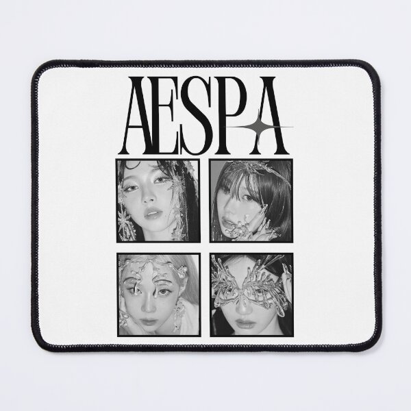 Item preview, Aespa Group Members Y2K Preppy Blank And White Collage Design designed and sold by HELL0WBELLO.