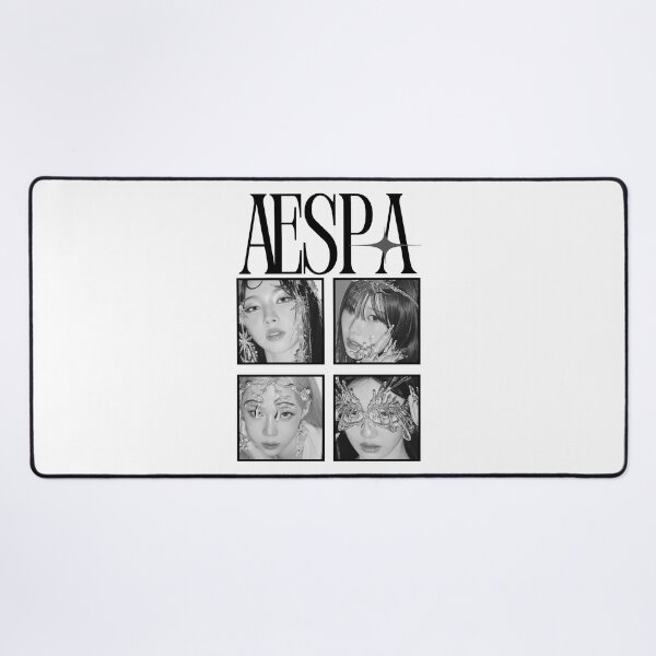 Item preview, Aespa Group Members Y2K Preppy Blank And White Collage Design designed and sold by HELL0WBELLO.