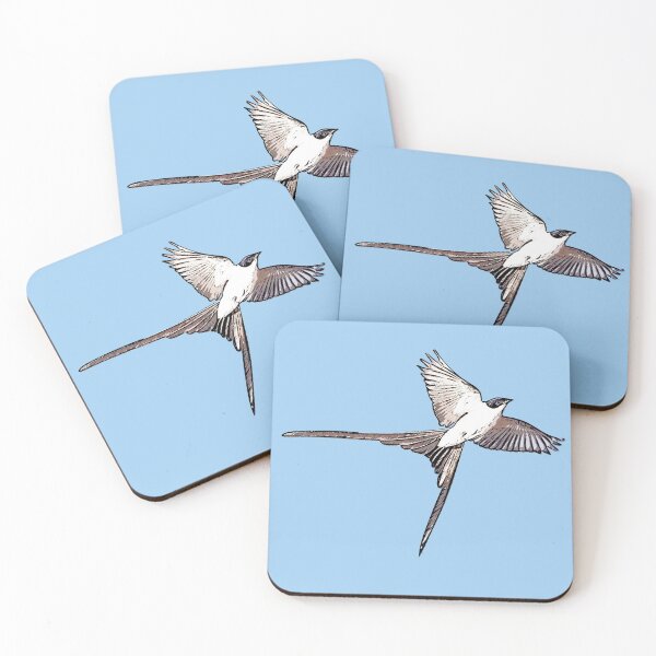 Item preview, Fork-tailed Flycatcher Flying Black Alternate Design  designed and sold by designsasstultd.