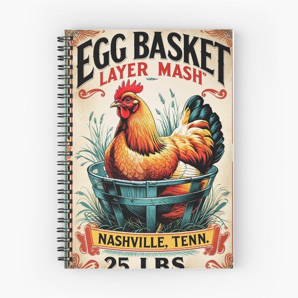 Item preview, EGG BASKET LAYER MASH FEED SACK HEN designed and sold by Marcee Duggar.