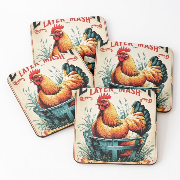 Item preview, EGG BASKET LAYER MASH FEED SACK HEN designed and sold by Marcee Duggar.
