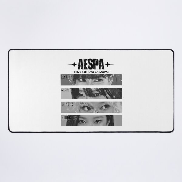 Item preview, Aespa Group Eye Members Y2K Preppy Blank And White Collage Design designed and sold by HELL0WBELLO.