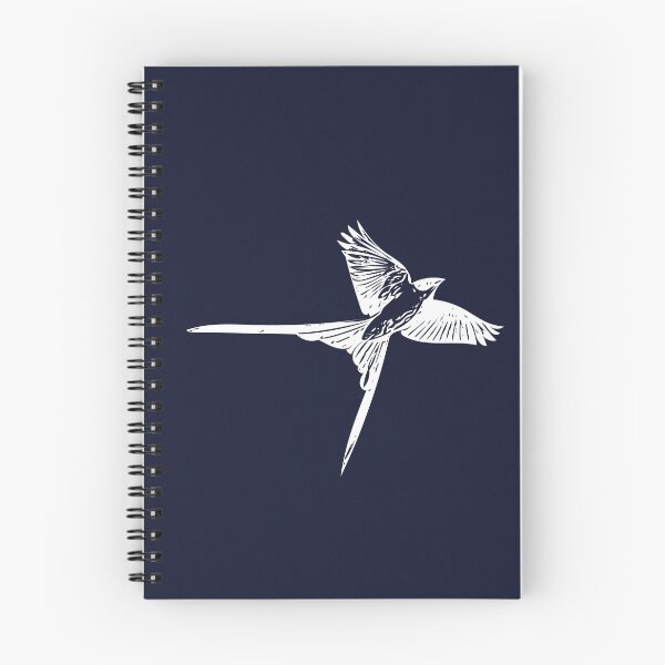 Item preview, Fork-tailed Flycatcher Flying White Design  designed and sold by designsasstultd.