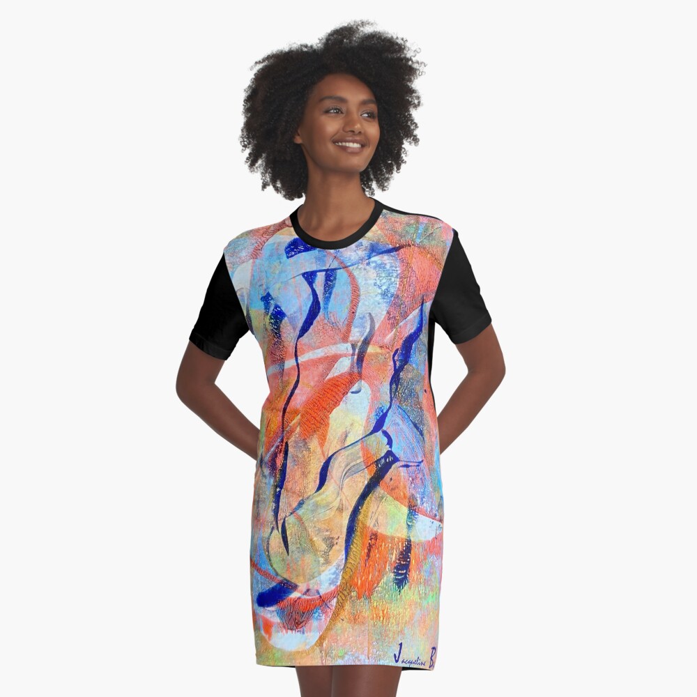 Item preview, Graphic T-Shirt Dress designed and sold by jbarts2018.