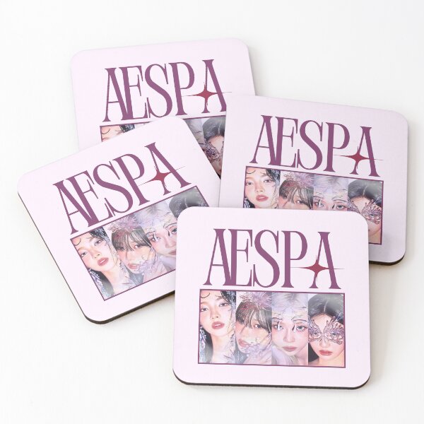 Item preview, Aespa Group Members Y2K Preppy Purple Collage Design designed and sold by HELL0WBELLO.