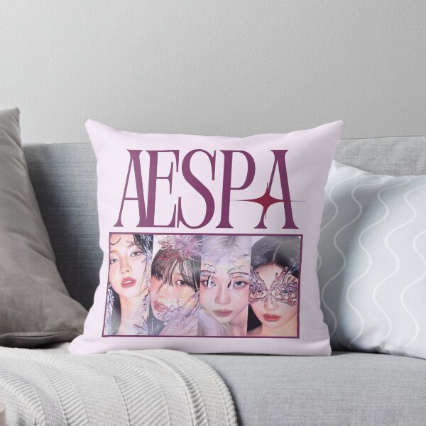 Item preview, Aespa Group Members Y2K Preppy Purple Collage Design designed and sold by HELL0WBELLO.