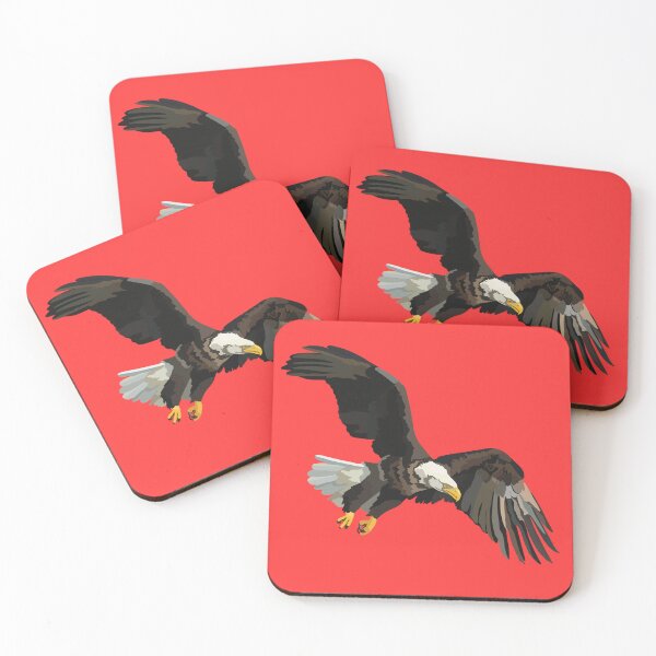 Item preview, B is for Bald Eagle,Bald Eagle – Iconic American Bird of Prey Illustration designed and sold by PrettylittlepastelUk.