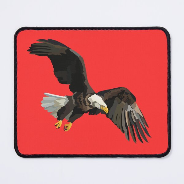 Item preview, B is for Bald Eagle,Bald Eagle – Iconic American Bird of Prey Illustration designed and sold by PrettylittlepastelUk.