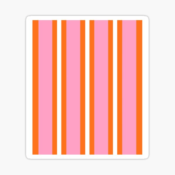 Item preview, Pink and Orange Stripes Pattern designed and sold by OneThreeSix.