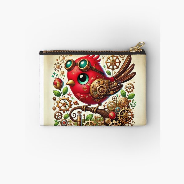 Item preview, Steampunk Red Finch designed and sold by Sillytoe.