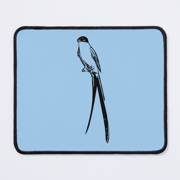 Item preview, Fork-tailed Flycatcher Perched Black Design designed and sold by designsasstultd.