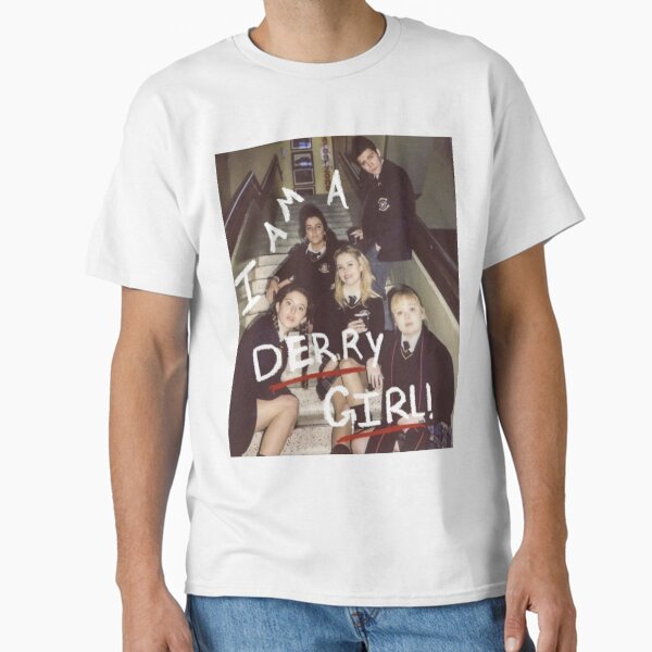 Vista previa del artículo con la obra «Soy un fan de Derry Girl», diseñado y vendido por Mowgv.