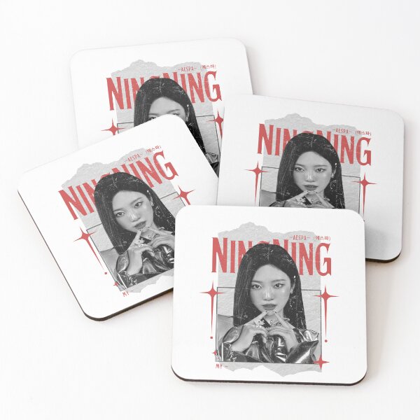 Item preview, Aespa NingNing Members Y2K Preppy Blank And Red Collage Design designed and sold by HELL0WBELLO.