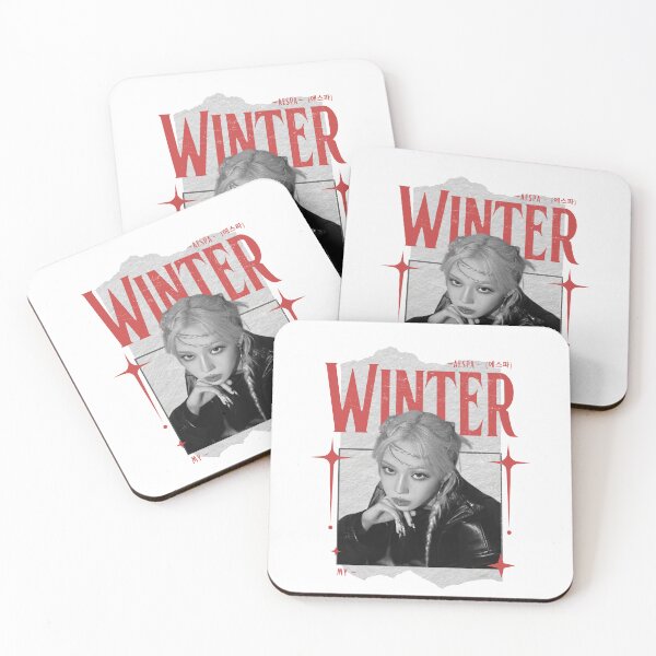 Item preview, Aespa Winter Members Y2K Preppy Blank And Red Collage Design designed and sold by HELL0WBELLO.
