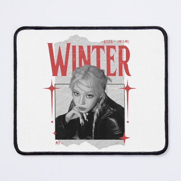Item preview, Aespa Winter Members Y2K Preppy Blank And Red Collage Design designed and sold by HELL0WBELLO.