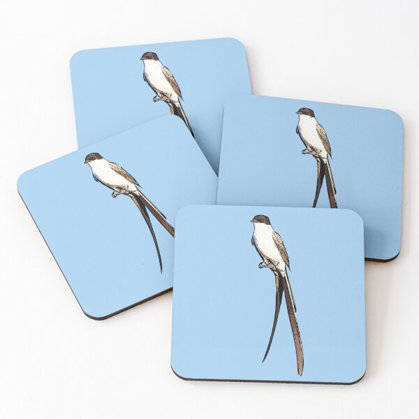 Item preview, Fork-tailed Flycatcher Perched Black Alternate Design  designed and sold by designsasstultd.