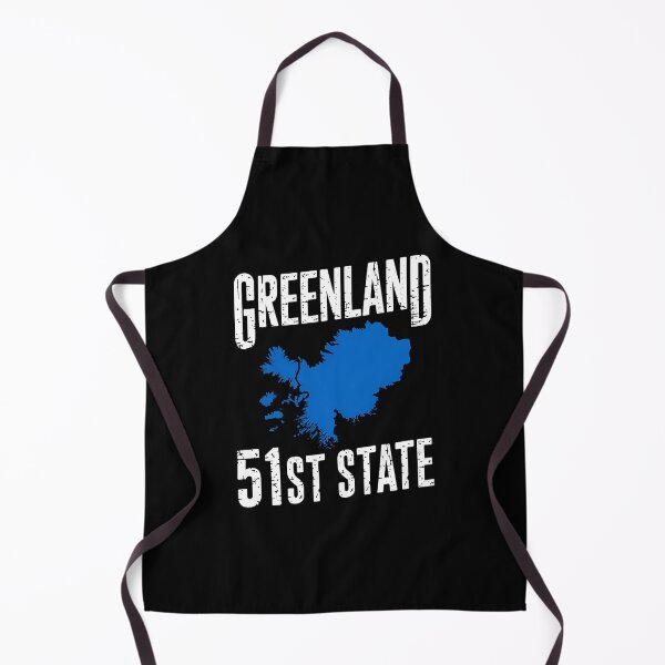 Item preview, Greenland 51st State Map Parody for Travel Lovers designed and sold by TheWizArt.
