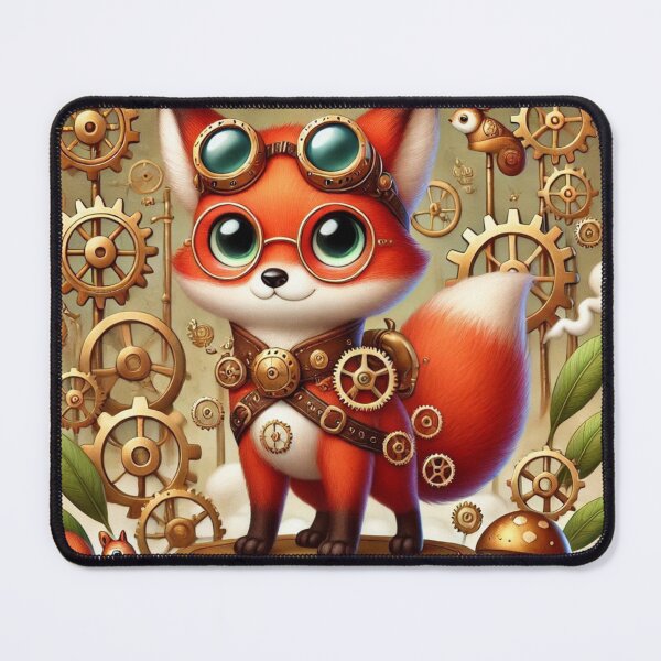 Item preview, Steampunk Red Fox designed and sold by Sillytoe.