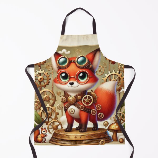 Item preview, Steampunk Red Fox designed and sold by Sillytoe.