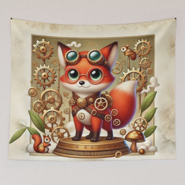 Item preview, Steampunk Red Fox designed and sold by Sillytoe.