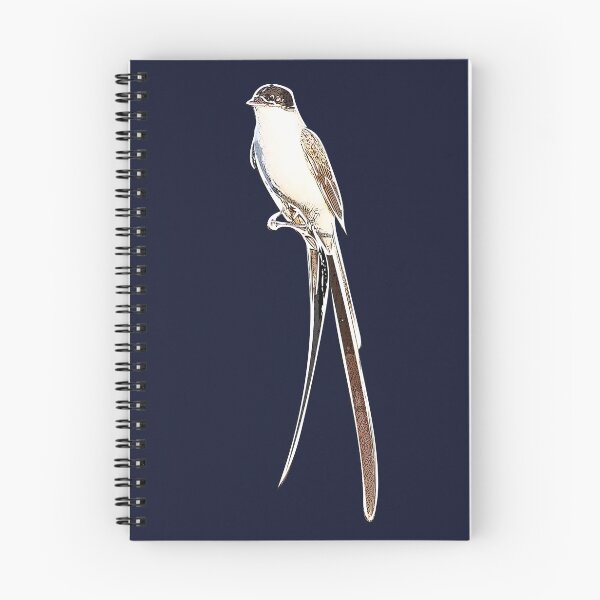 Item preview, Fork-tailed Flycatcher Perched White Alternate Design  designed and sold by designsasstultd.