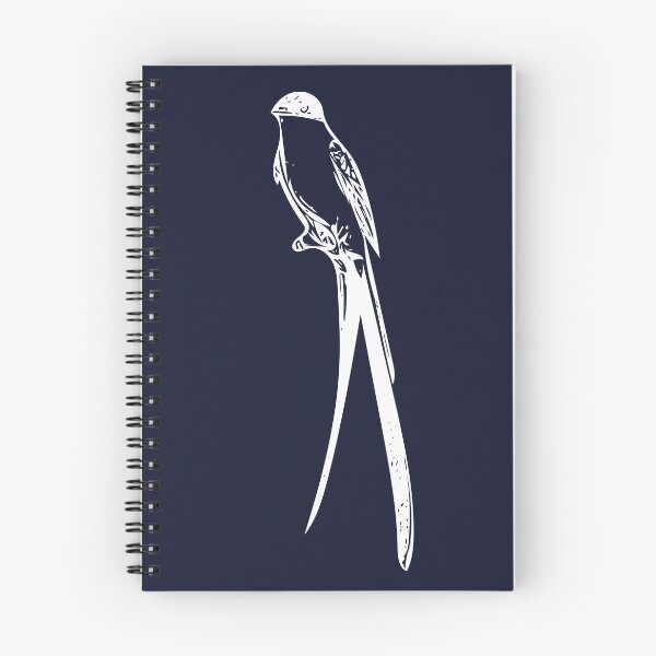 Item preview, Fork-tailed Flycatcher Perched White Design  designed and sold by designsasstultd.