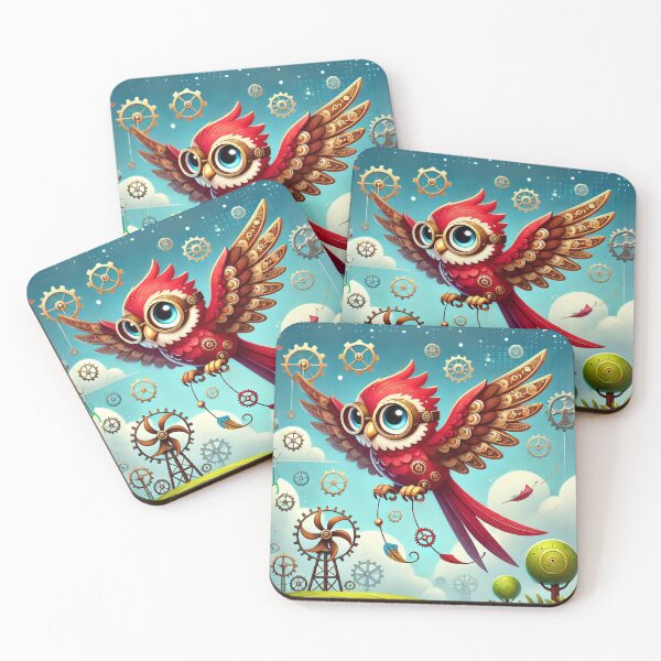 Item preview, Steampunk Red Kite designed and sold by Sillytoe.