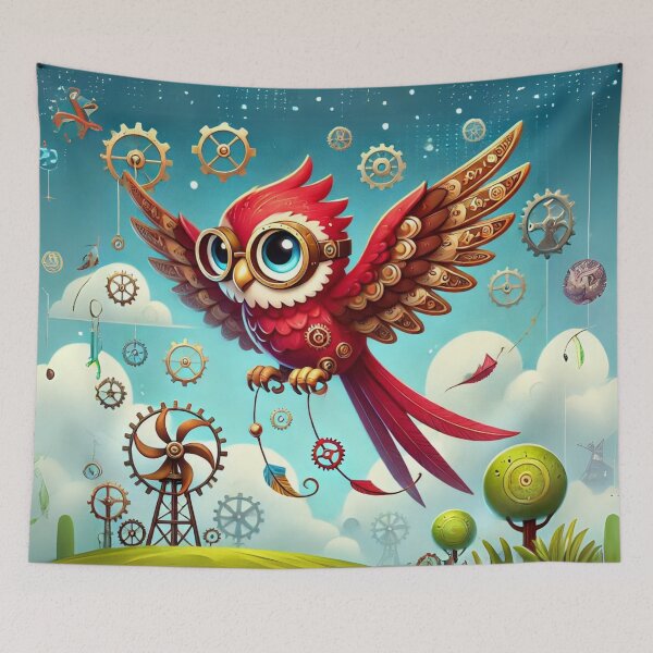 Item preview, Steampunk Red Kite designed and sold by Sillytoe.