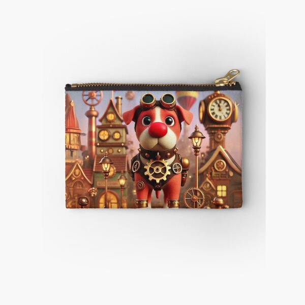 Item preview, Steampunk Red Nose Pit Bull designed and sold by Sillytoe.